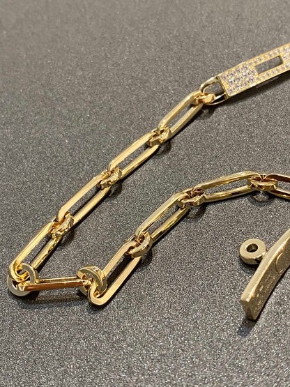 [Aurelle Style]CHAINE BRACELET SMALL MODEL DIAMOND