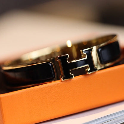 [Aurelle Style]H BRACELET 12MM GOLD