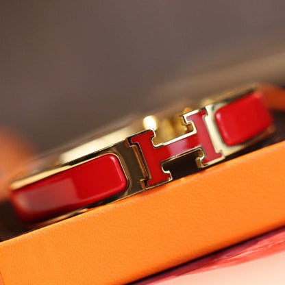 [Aurelle Style]H BRACELET 12MM GOLD