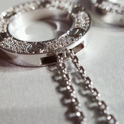 [Aurelle Style]LOVE NECKLACE ADJUSTABLE SILVER