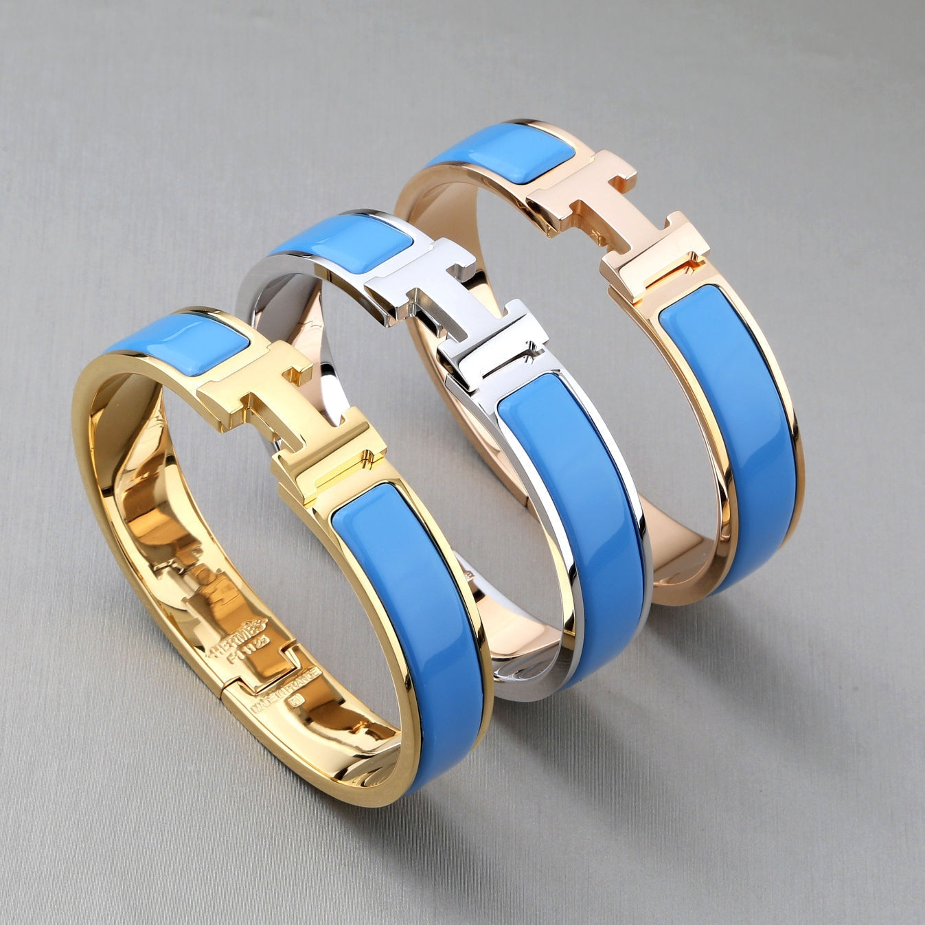 [Aurelle Style]H BRACELET TURQUOISE 12MM