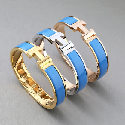 [Aurelle Style]H BRACELET TURQUOISE 12MM