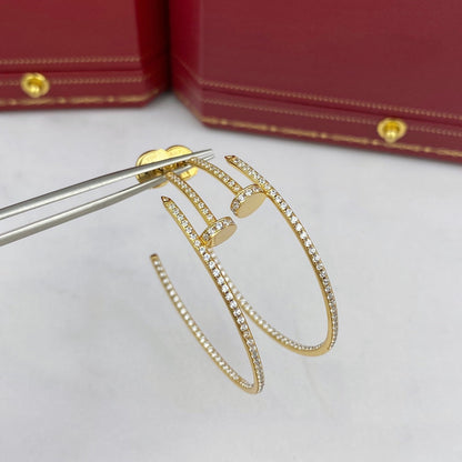 [Aurelle Style]JUSTE EARRINGS FULL DIAMONDS 1.8MM