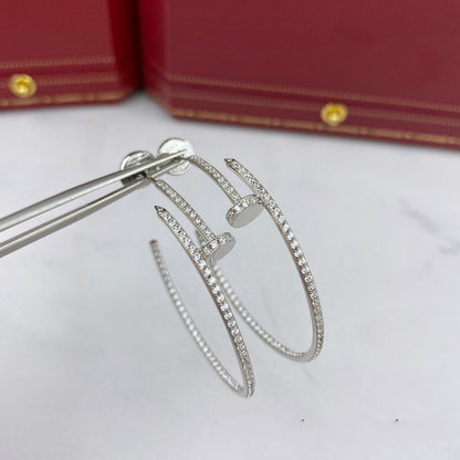 [Aurelle Style]JUSTE EARRINGS FULL DIAMONDS 1.8MM
