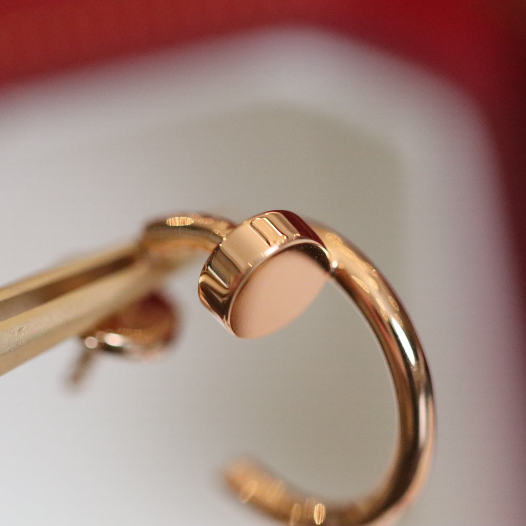 [Aurelle Style]JUSTE EARRINGS PINK GOLD