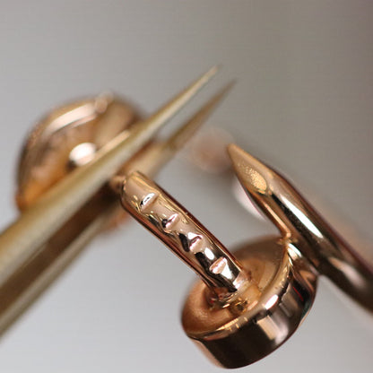 [Aurelle Style]JUSTE EARRINGS PINK GOLD