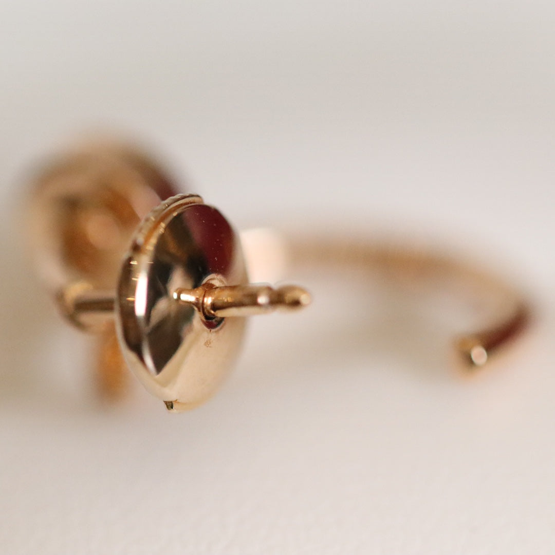 [Aurelle Style]JUSTE EARRINGS PINK GOLD