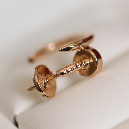 [Aurelle Style]JUSTE EARRINGS PINK GOLD