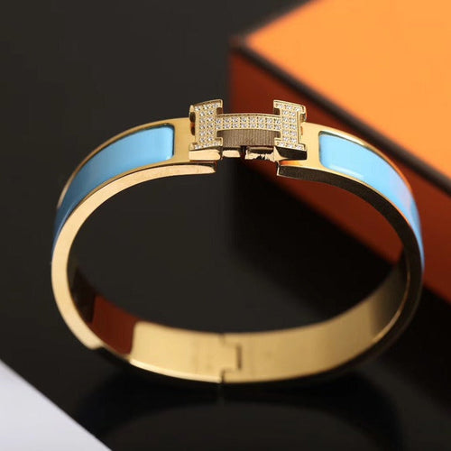 [Aurelle Style]H CLOUD BLUE BRACELET GOLD DIAMOND