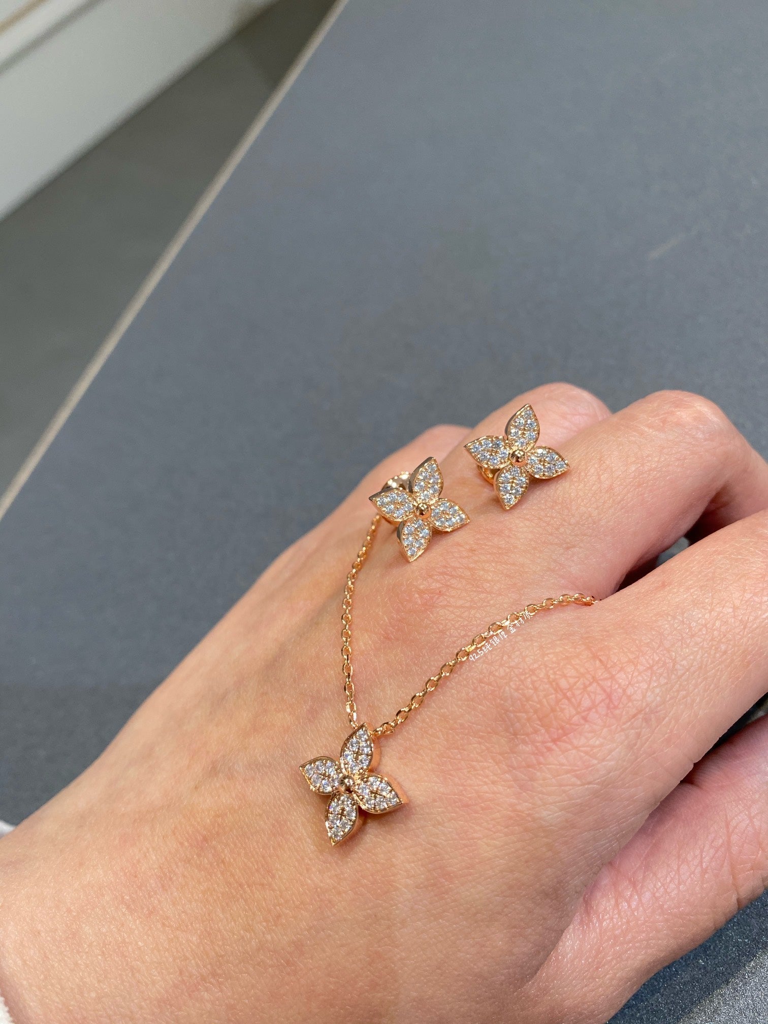 [Aurelle Style]STAR DIAMOND NECKALCE