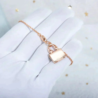 [Aurelle Style]AMULETTE PEDANT ROSE GOLD NECKLACE