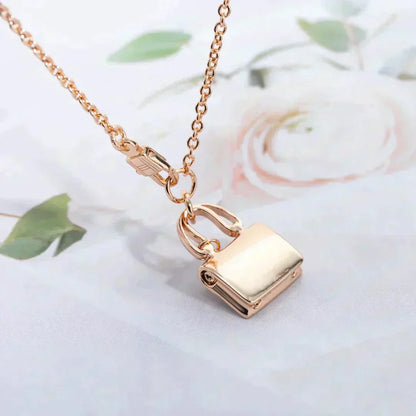 [Aurelle Style]AMULETTE PEDANT ROSE GOLD NECKLACE