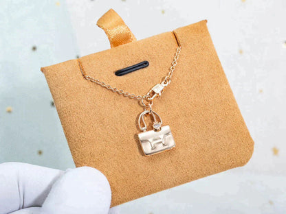 [Aurelle Style]AMULETTE PEDANT ROSE GOLD NECKLACE