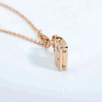 [Aurelle Style]AMULETTE PEDANT ROSE GOLD NECKLACE