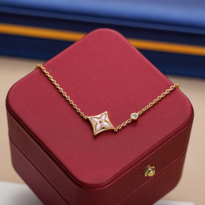 [Aurelle Style]STAR 1 DIAMOND PINK GOLD BRACELET
