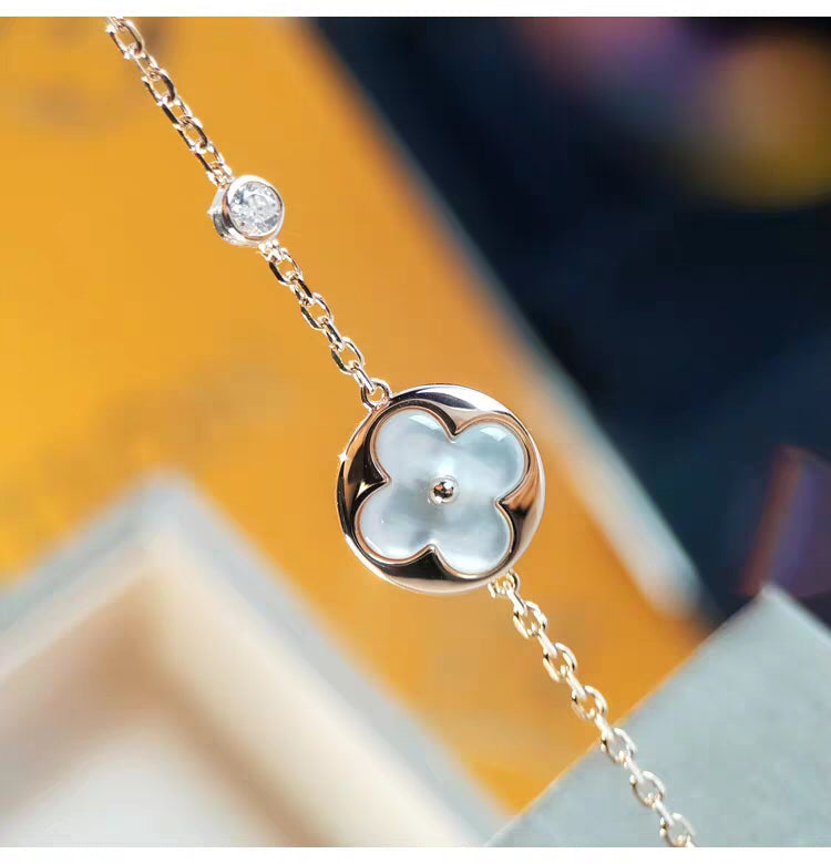 [Aurelle Style]SUN MOP GOLD 1 DIAMOND NECKLACE