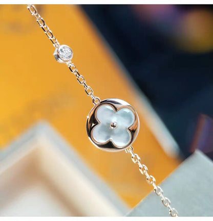 [Aurelle Style]SUN MOP GOLD 1 DIAMOND NECKLACE