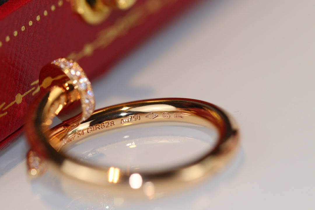 [Aurelle Style]JUSTE RING 2.65MM GOLD DIAMOND