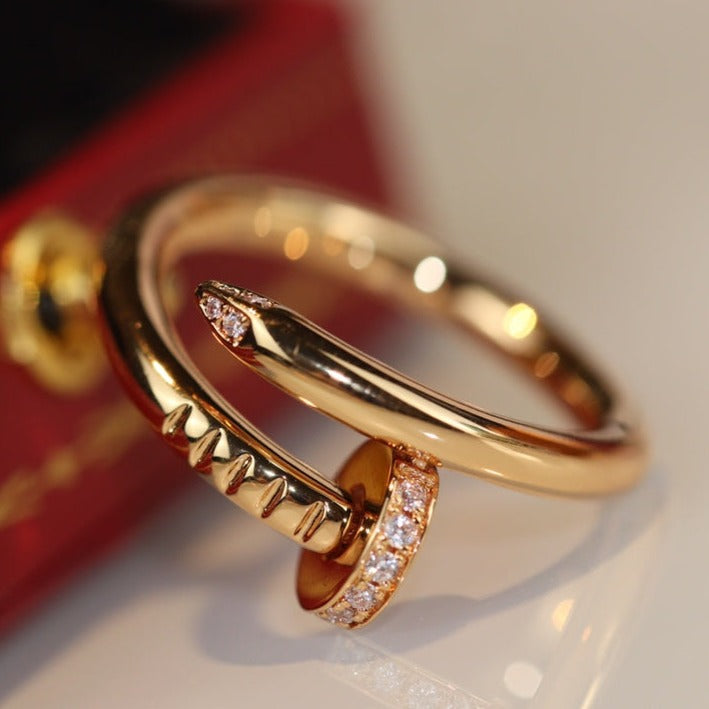 [Aurelle Style]JUSTE RING 2.65MM GOLD DIAMOND