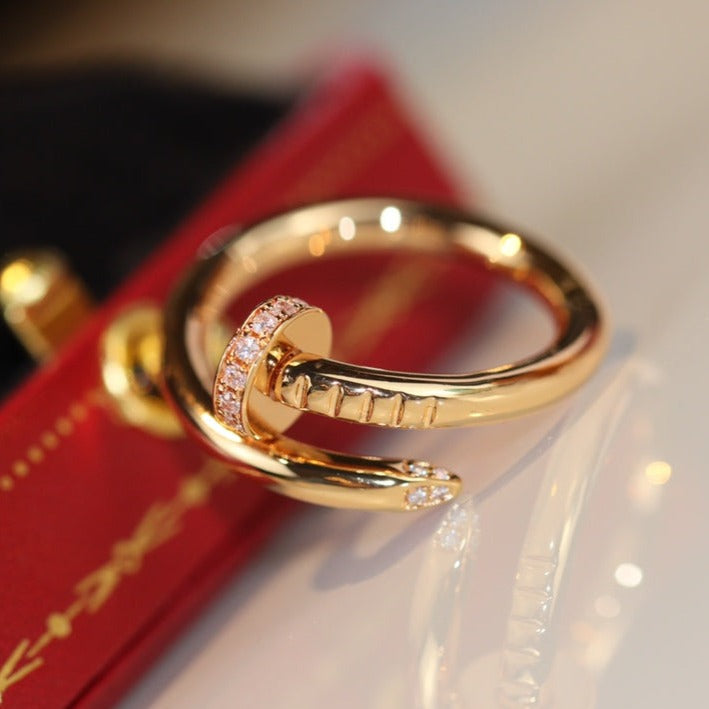 [Aurelle Style]JUSTE RING 2.65MM GOLD DIAMOND