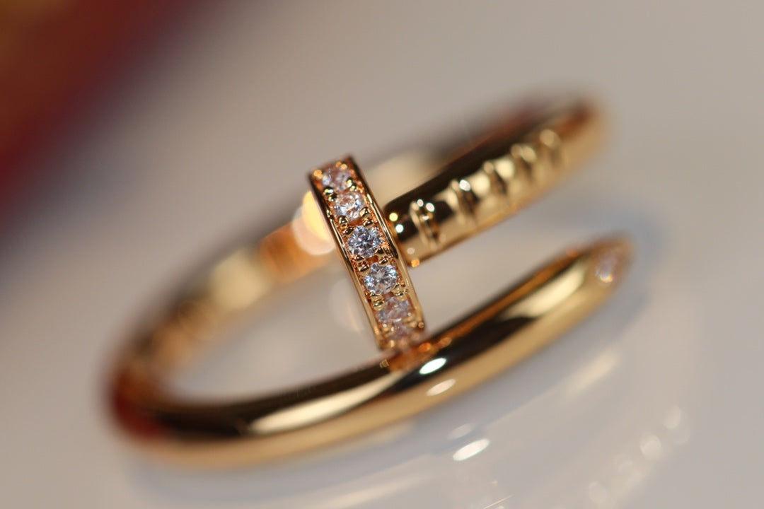 [Aurelle Style]JUSTE RING 2.65MM GOLD DIAMOND