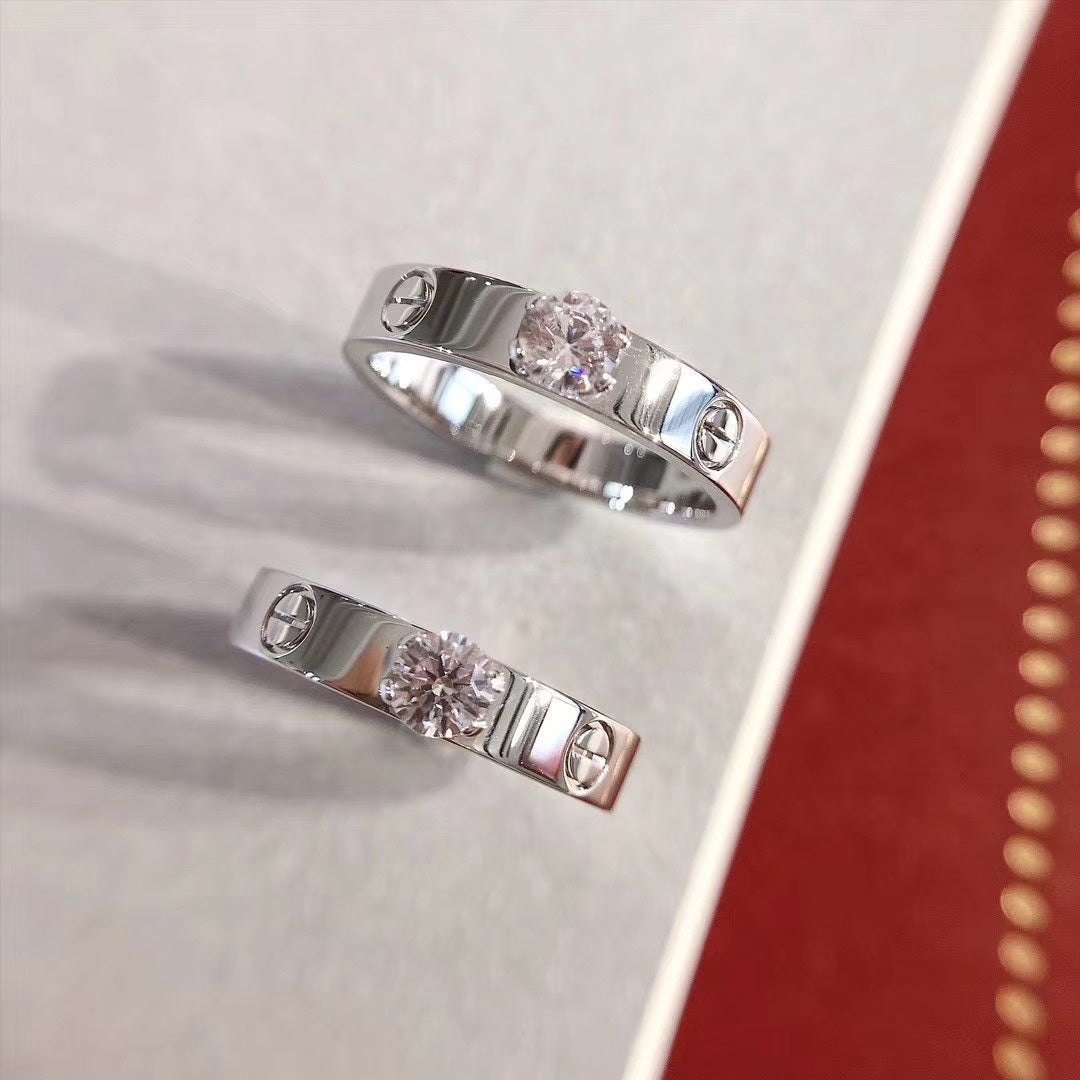[Aurelle Style]LOVE RING 3.6MM 1 BIG DIAMOND
