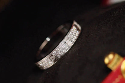 [Aurelle Style]LOVE RING 3.6MM DIAMOND PAVED
