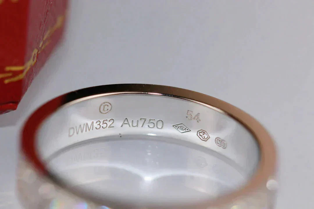[Aurelle Style]LOVE RING 3.6MM DIAMOND PAVED