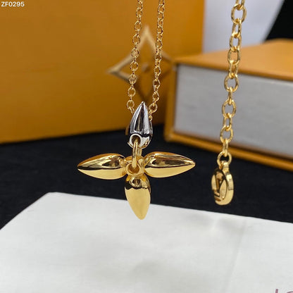 [Aurelle Style]LOUISETTE PEDANT GOLD NECKLACE