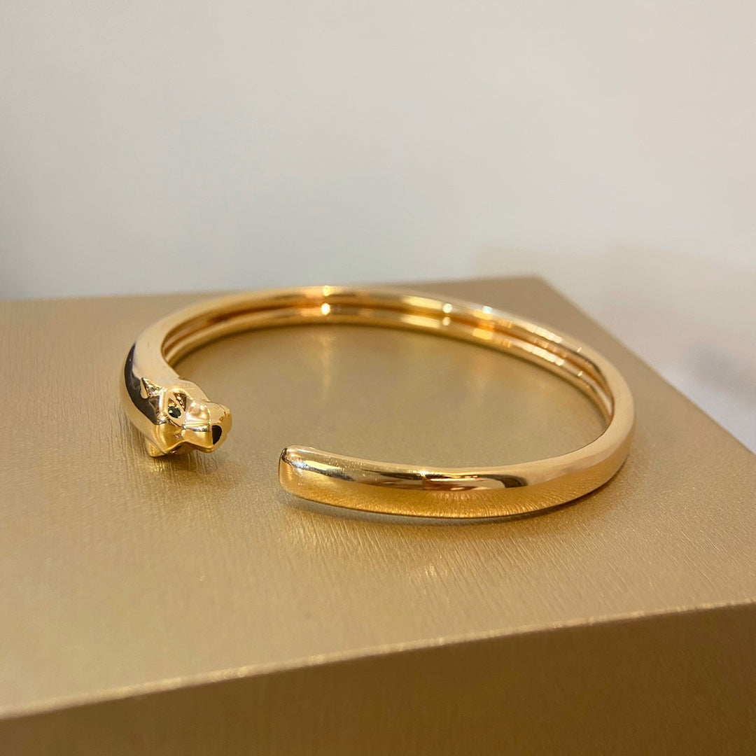 [Aurelle Style]PANTHERE GOLD OPEN BRACELET