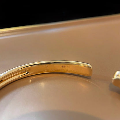 [Aurelle Style]PANTHERE GOLD OPEN BRACELET