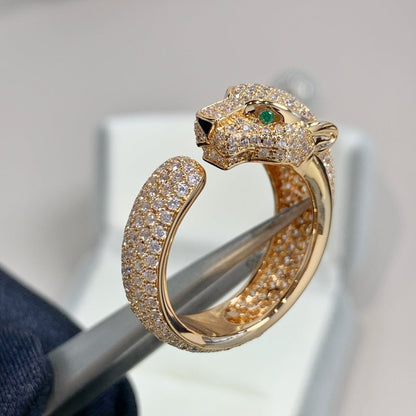 [Aurelle Style]PANTHERE PINK GOLD DIAMOND RING