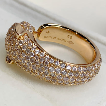 [Aurelle Style]PANTHERE PINK GOLD DIAMOND RING