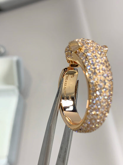 [Aurelle Style]PANTHERE PINK GOLD DIAMOND RING