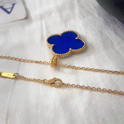 [Aurelle Style]CLOVER 25MM NECKLACE TURQUOISE ROSE GOLD