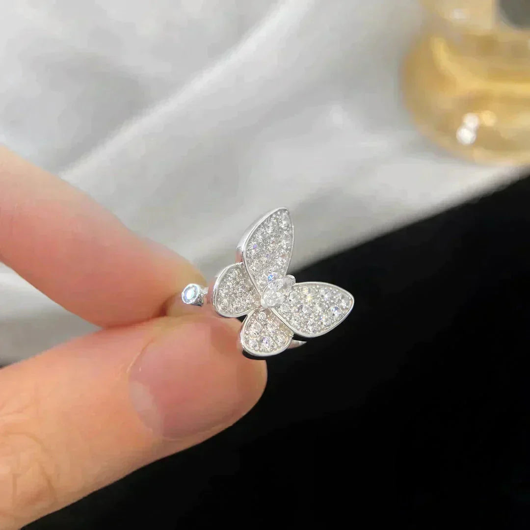 [Aurelle Style]BUTTERFLY DIAMOND RING