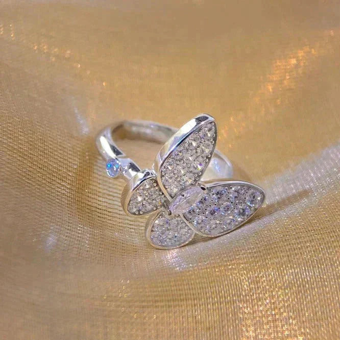 [Aurelle Style]BUTTERFLY DIAMOND RING