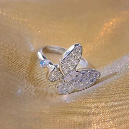 [Aurelle Style]BUTTERFLY DIAMOND RING