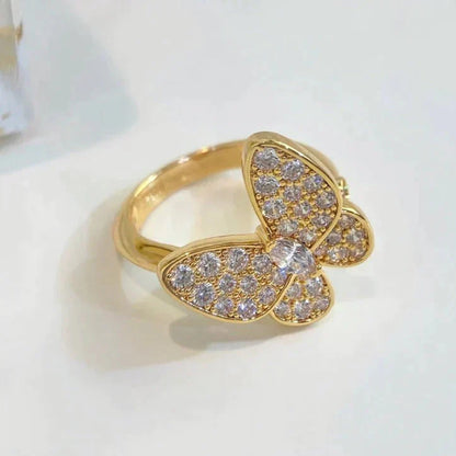 [Aurelle Style]BUTTERFLY DIAMOND RING