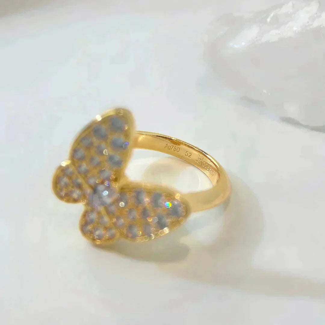 [Aurelle Style]BUTTERFLY DIAMOND RING