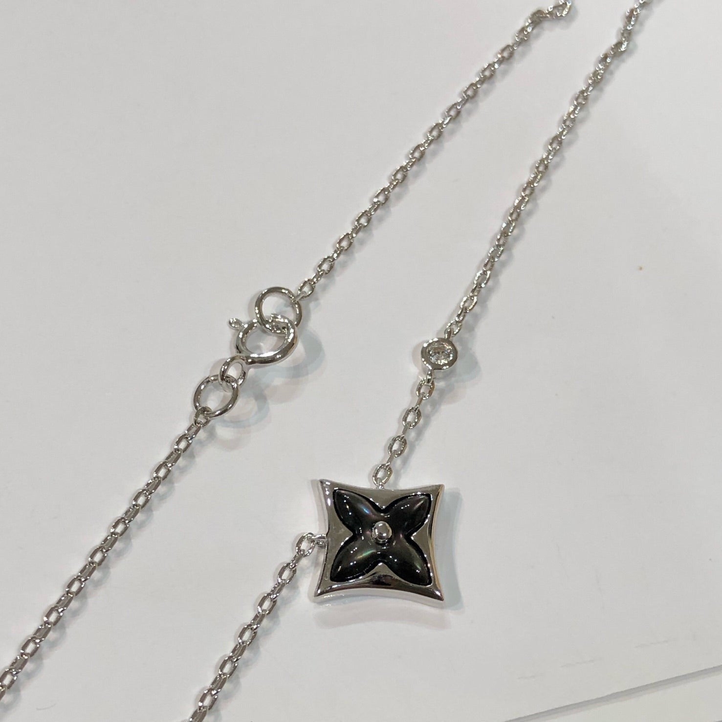 [Aurelle Style]STAR BLACK MOP NECKLACE