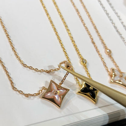 [Aurelle Style]STAR BLACK MOP NECKLACE