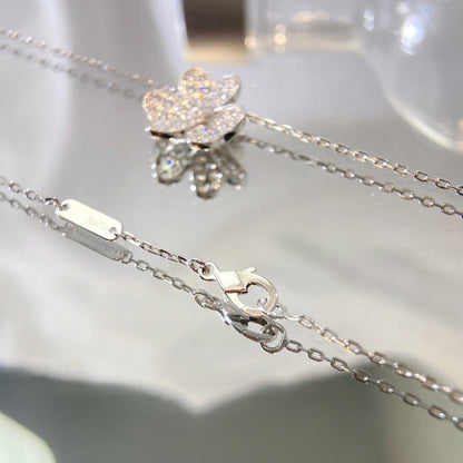 [Aurelle Style]FLOWER DIAMOND NECKLACE