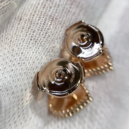 [Aurelle Style]HEART CARNELIAN STUD EARRINGS