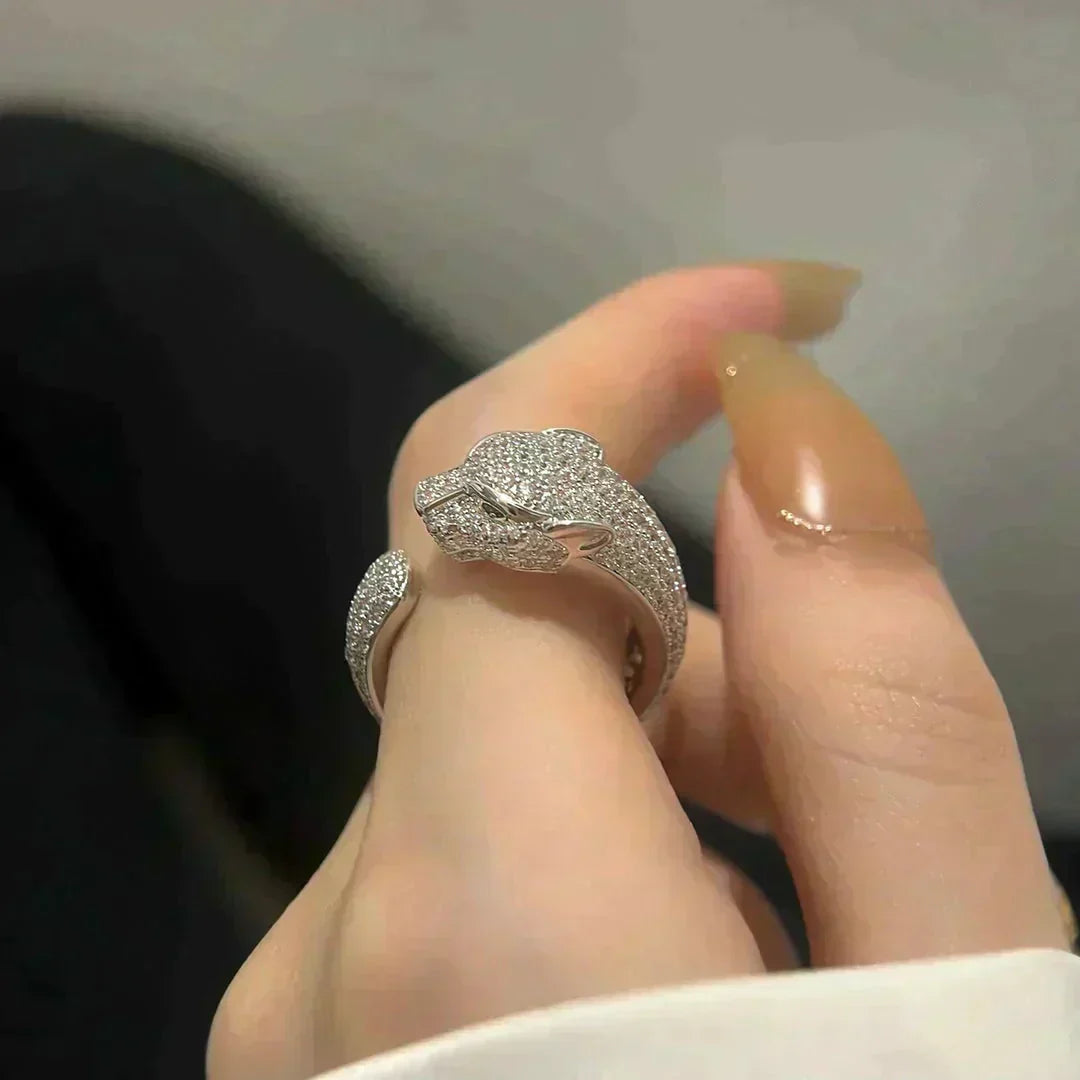 [Aurelle Style]PANTHERE 5.5MM ALL DIAMOND RING