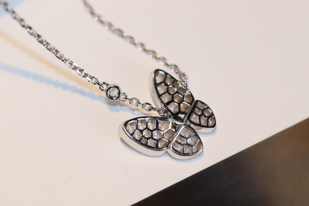 [Aurelle Style]BUTTERFLY DIAMOND NECKLACE