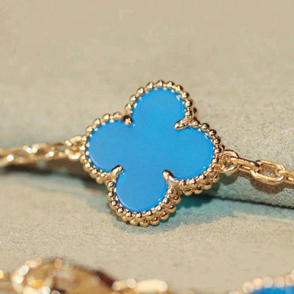 [Aurelle Style]CLOVER 20 MOTIFS TURQUOISE GOLD