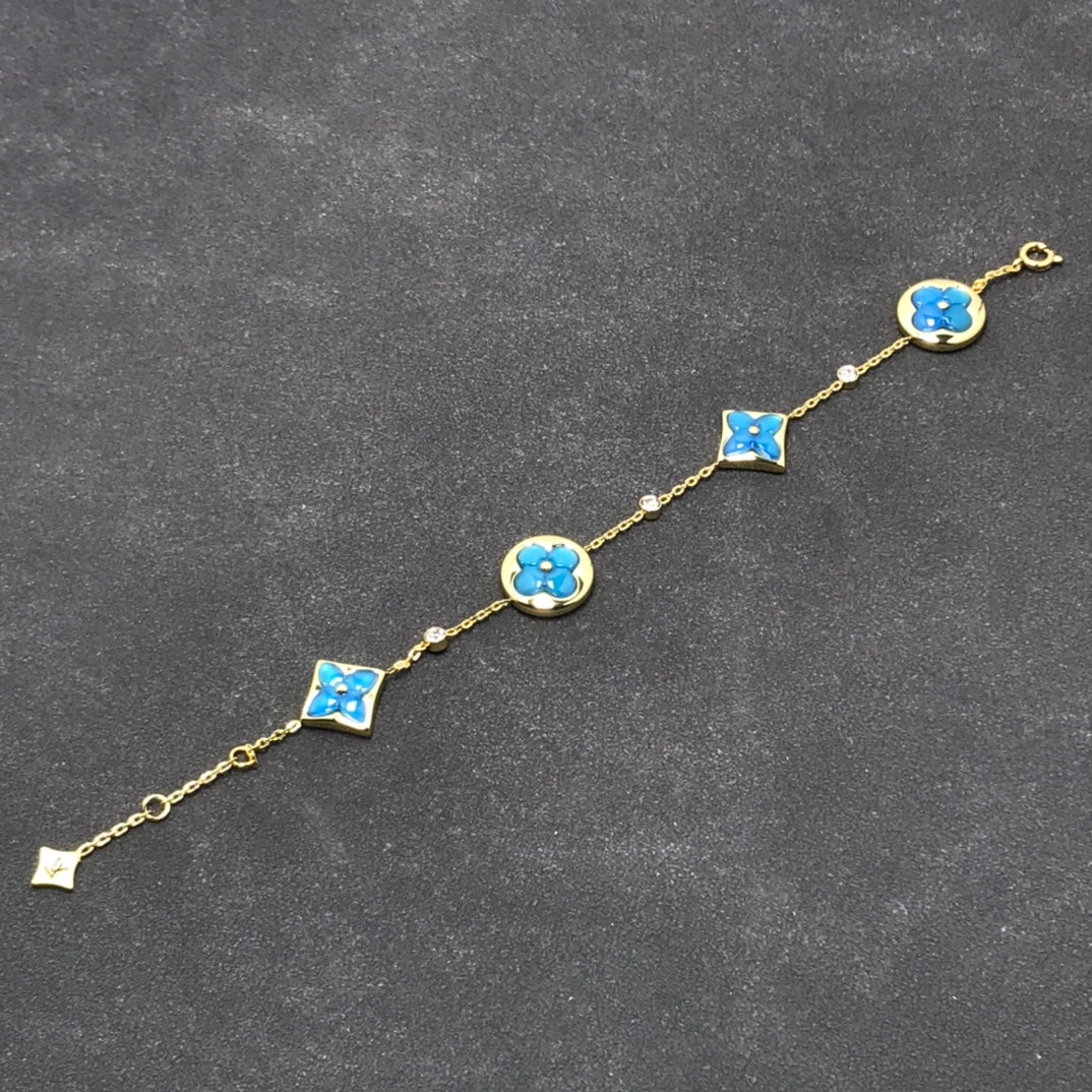 [Aurelle Style]STAR AND SUN TURQUOISE 4 MOTIFS 3 DIAMONDS
