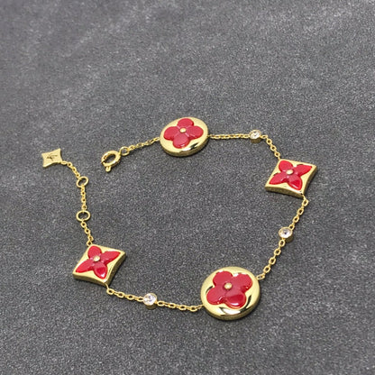 [Aurelle Style]STAR AND SUN CARNELIAN 4 MOTIFS 3 DIAMONDS