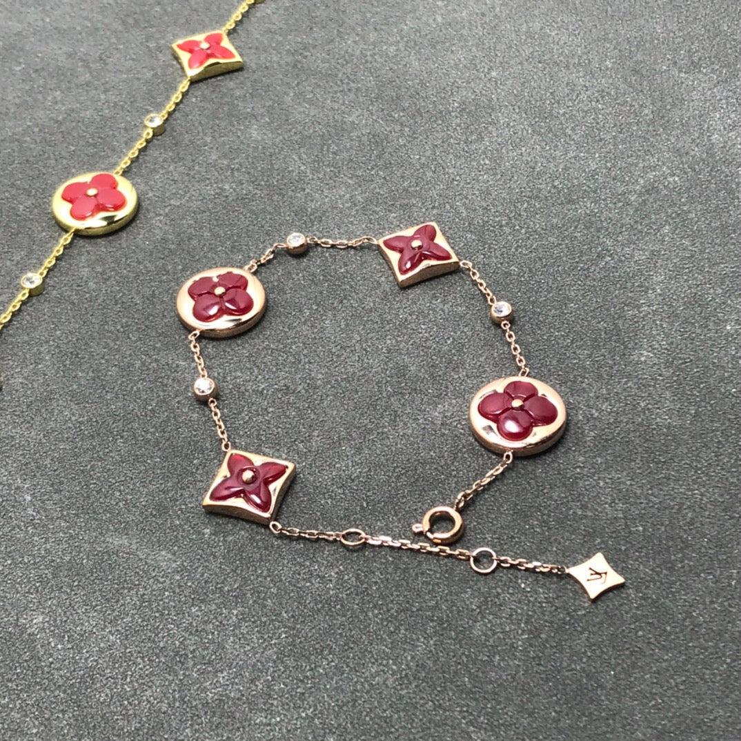 [Aurelle Style]STAR AND SUN CARNELIAN 4 MOTIFS 3 DIAMONDS